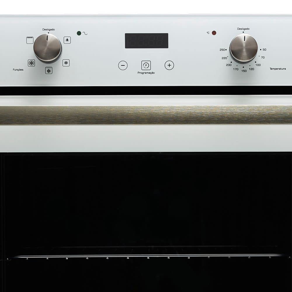 FISCHER Built-in Electric Oven 82L with Air Fryer Function - Infinity Touch White 220V for Modern Kitchens | Perfect for Baking, Roasting & Healthy Air Frying
