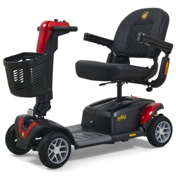Golden Technologies Buzzaround LX 4 Wheel Mobility Scooter - Lightweight & Foldable Electric Scooter for Adults & Seniors - Perfect for Shopping, Travel & Outdoor Activities