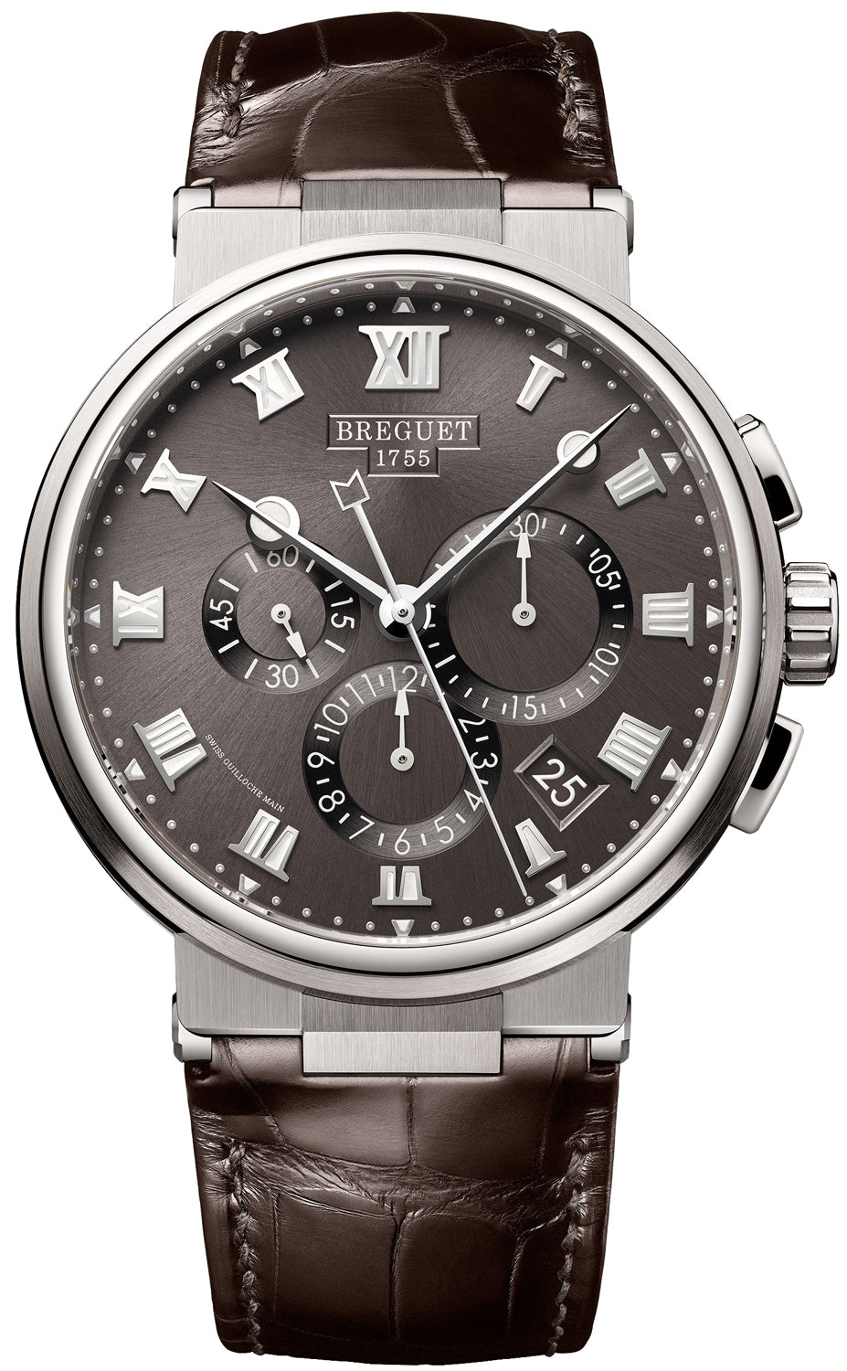 Breguet Marine 5527 Titanium Chronograph Men's Luxury Watch - Perfect for Business, Diving & Formal Occasions