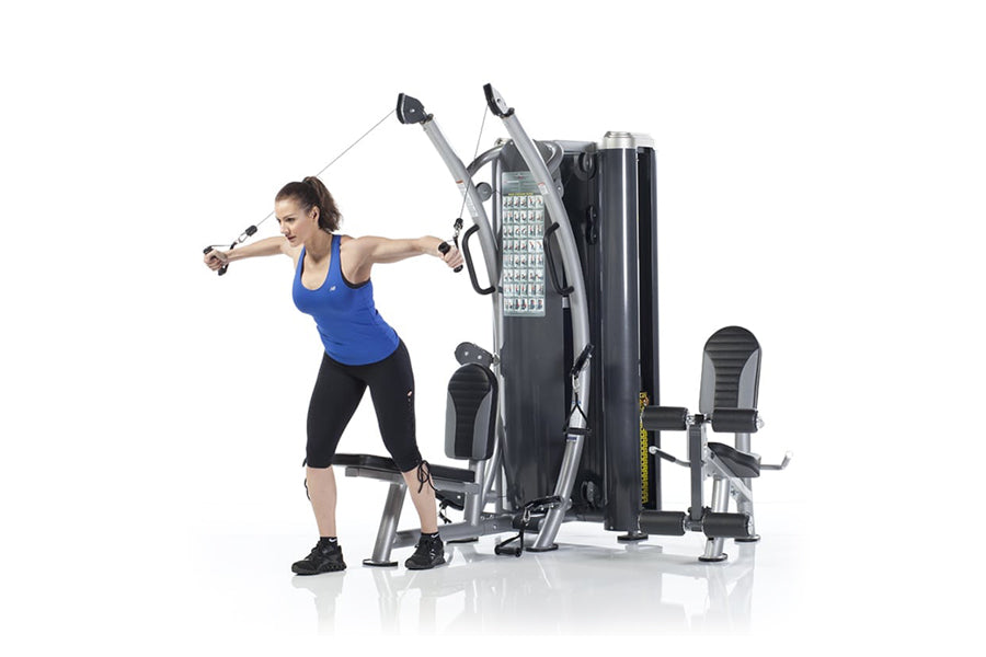 TuffStuff Dual Stack Functional Trainer (HTX 2000) - Premium Home Gym Equipment for Strength Training & Full-Body Workouts | Perfect for Home Fitness, CrossFit & Functional Training