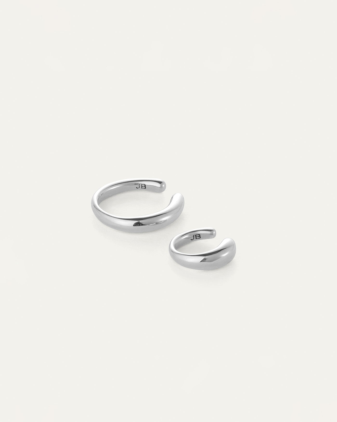 Sila Ear Cuff Set - Small & Large Size - Trendy Non-Piercing Ear Cuffs for Women - Perfect for Parties, Weddings & Everyday Fashion Accessories