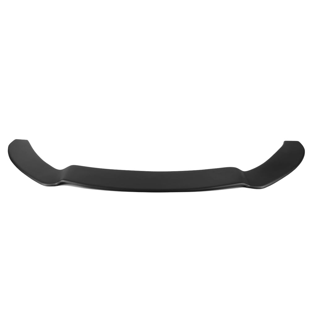 IKON MOTORSPORTS Front Splitter Lip & Rods for 2013-2014 Ford Focus ST | Matte Black Polypropylene Replacement Body Kit | Carbon Fiber Style Air Dam Chin Spoiler | Enhanced Aerodynamics & Sporty Look | Perfect for Street Racing & Car Shows