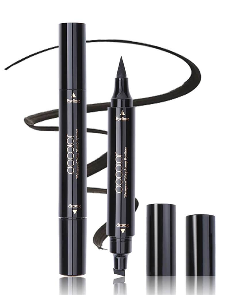 Waterproof Black Liquid Eyeliner - Long Lasting Smudge Proof Makeup for Winged Eyeliner Looks - Perfect for Daily Wear, Parties & Special Occasions