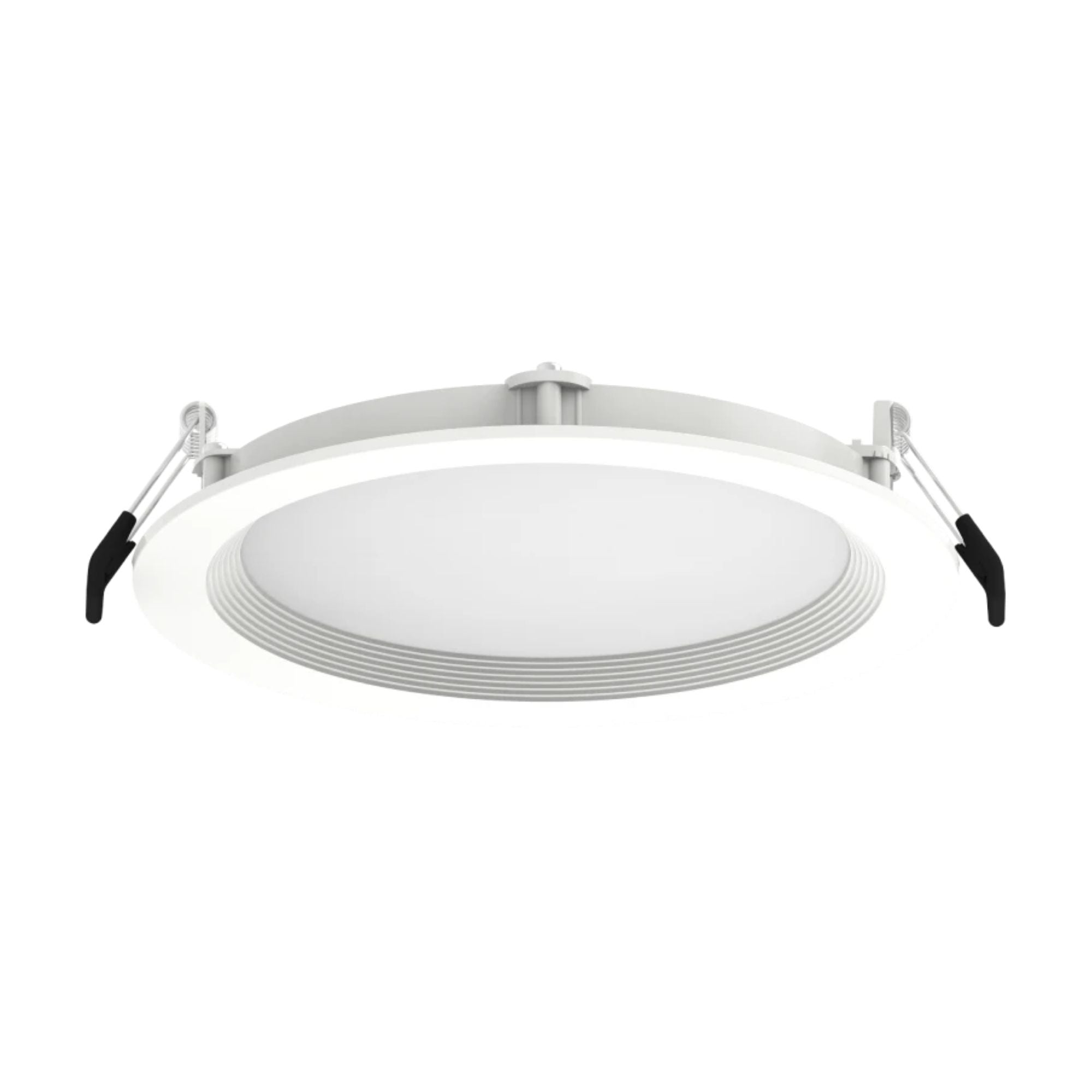 6 Inch Wafer LED Downlight - 1100 Lumens, 5 Color Temperatures (2700K-6500K), White Smooth Trim - Perfect for Kitchen, Bathroom, Living Room & Bedroom Lighting