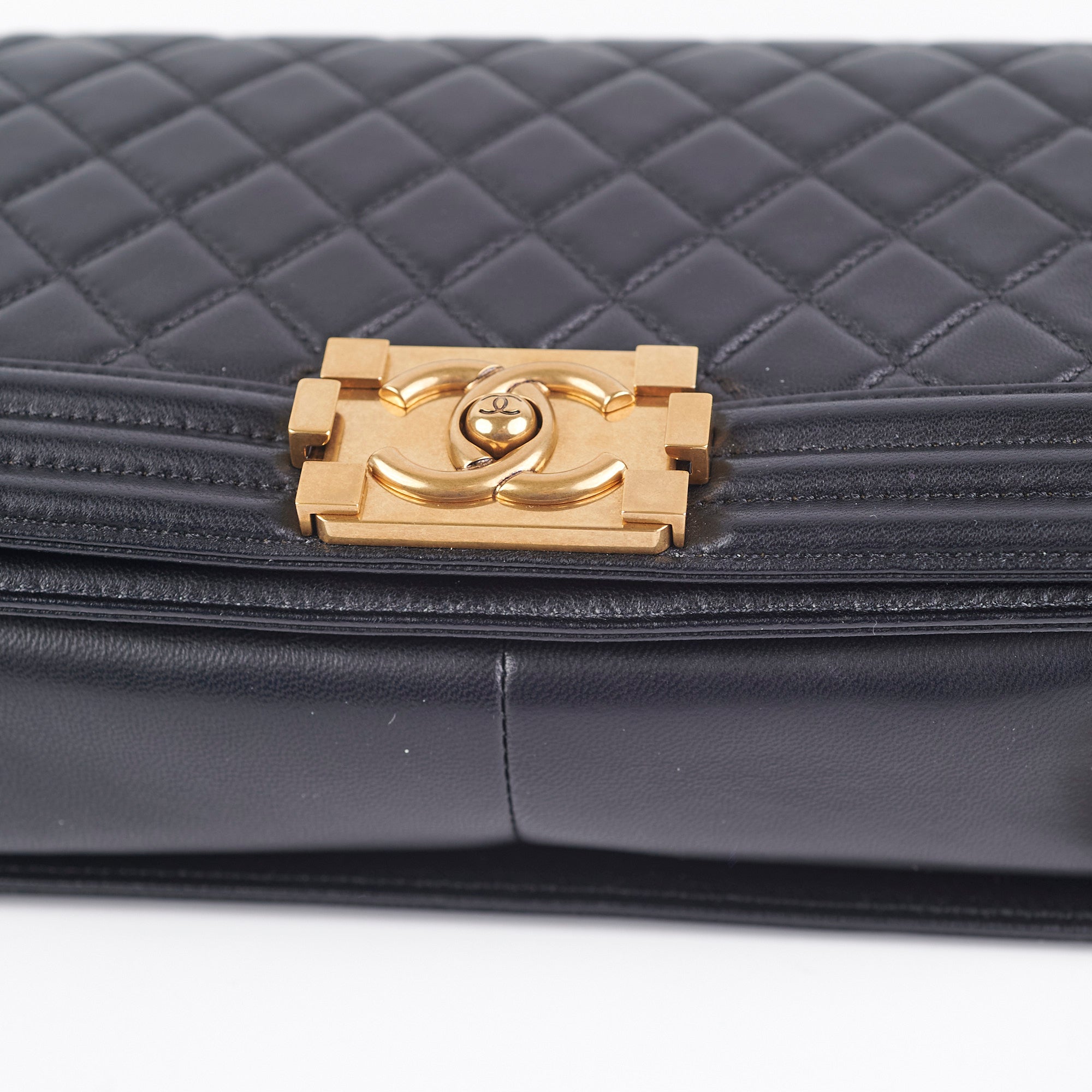 Chanel Old Medium Boy Bag in Black - Timeless Luxury Handbag for Women, Perfect for Evening Events & Daily Use