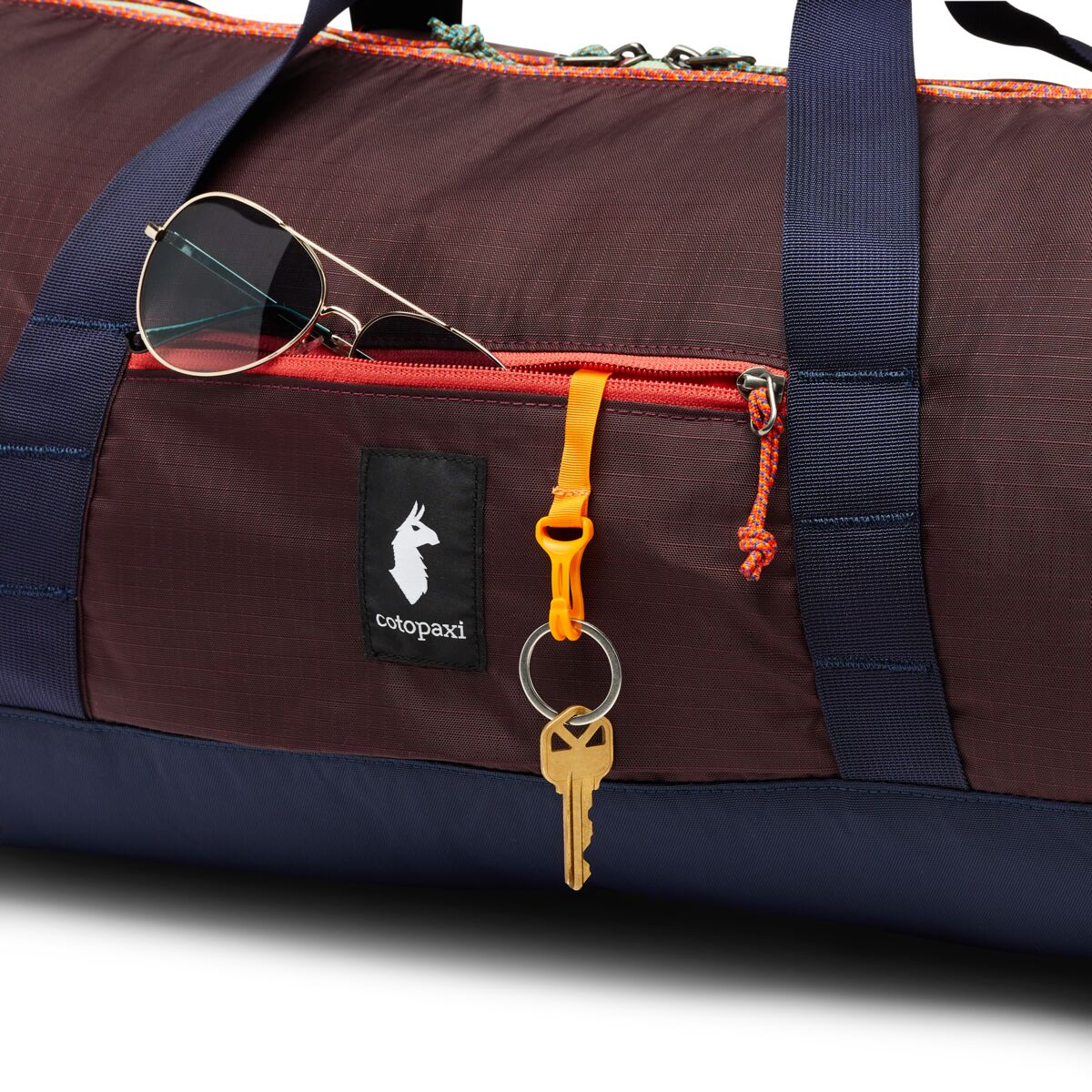 Cotopaxi Ligera 32L Duffle Bag - Lightweight Travel Duffel with Water-Resistant Fabric - Perfect for Gym, Hiking & Weekend Trips (Wine Red)