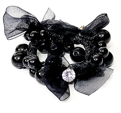 BLACK SCRUNCHIES