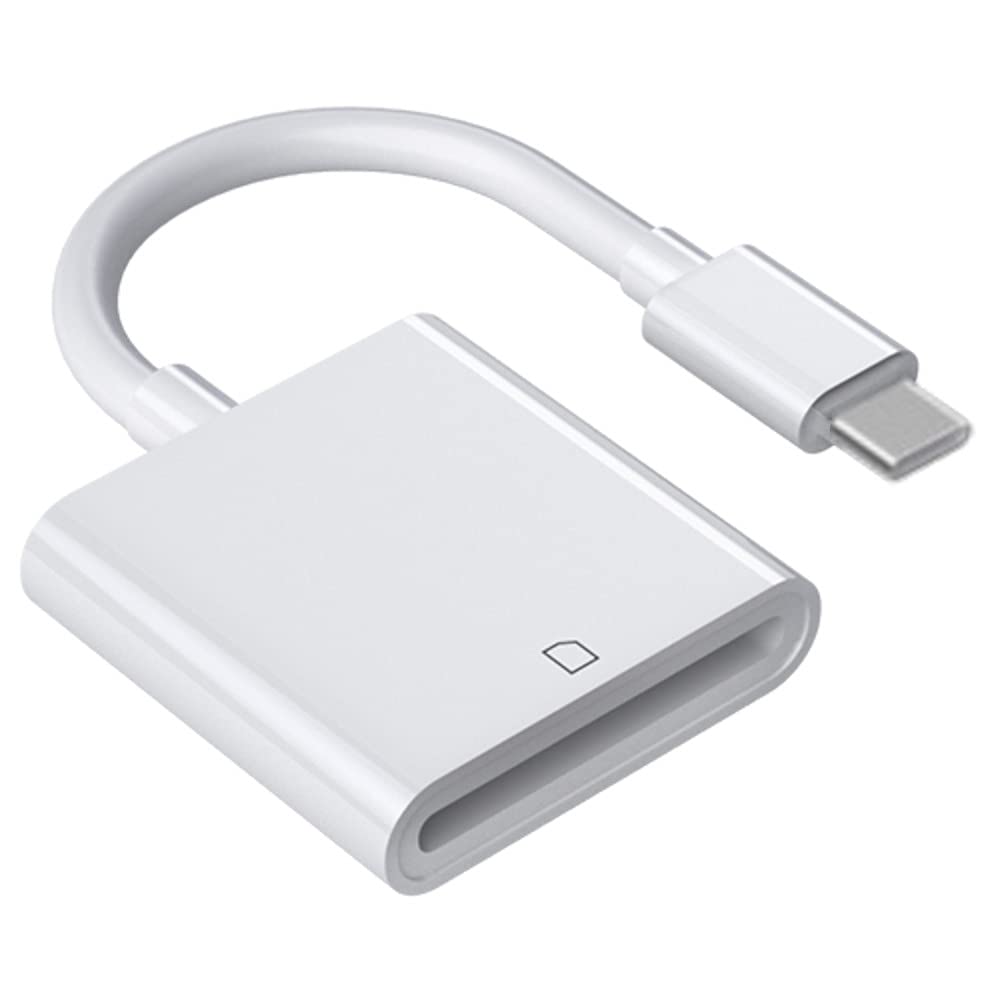 JacobsParts USB Type C to USB-C OTG Adapter with SD Card Reader - Fast Data Transfer for Smartphones, Tablets & Laptops - Perfect for Travel, Photography & File Backup