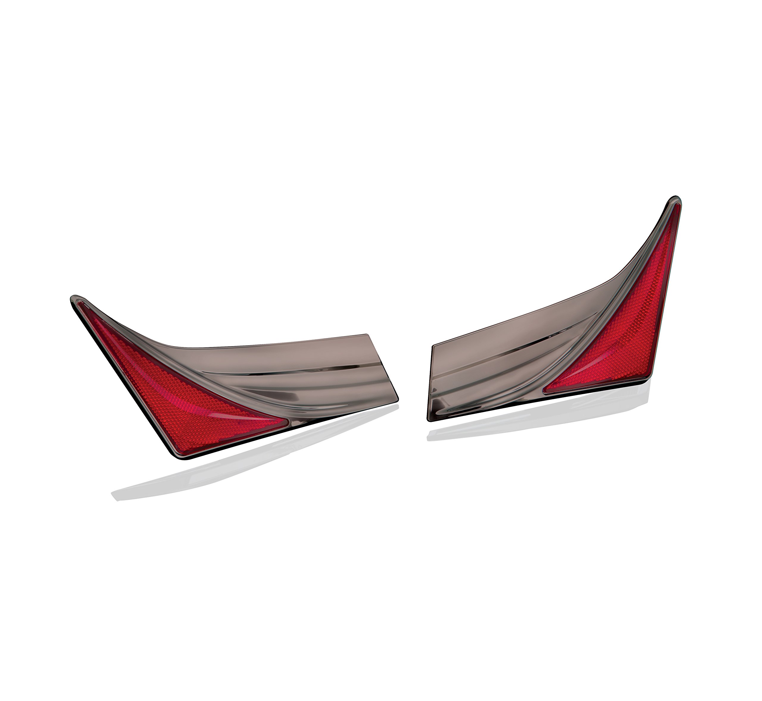 Smoke Chrome Saddlebag Trim - Show Chrome Accessories for Motorcycles