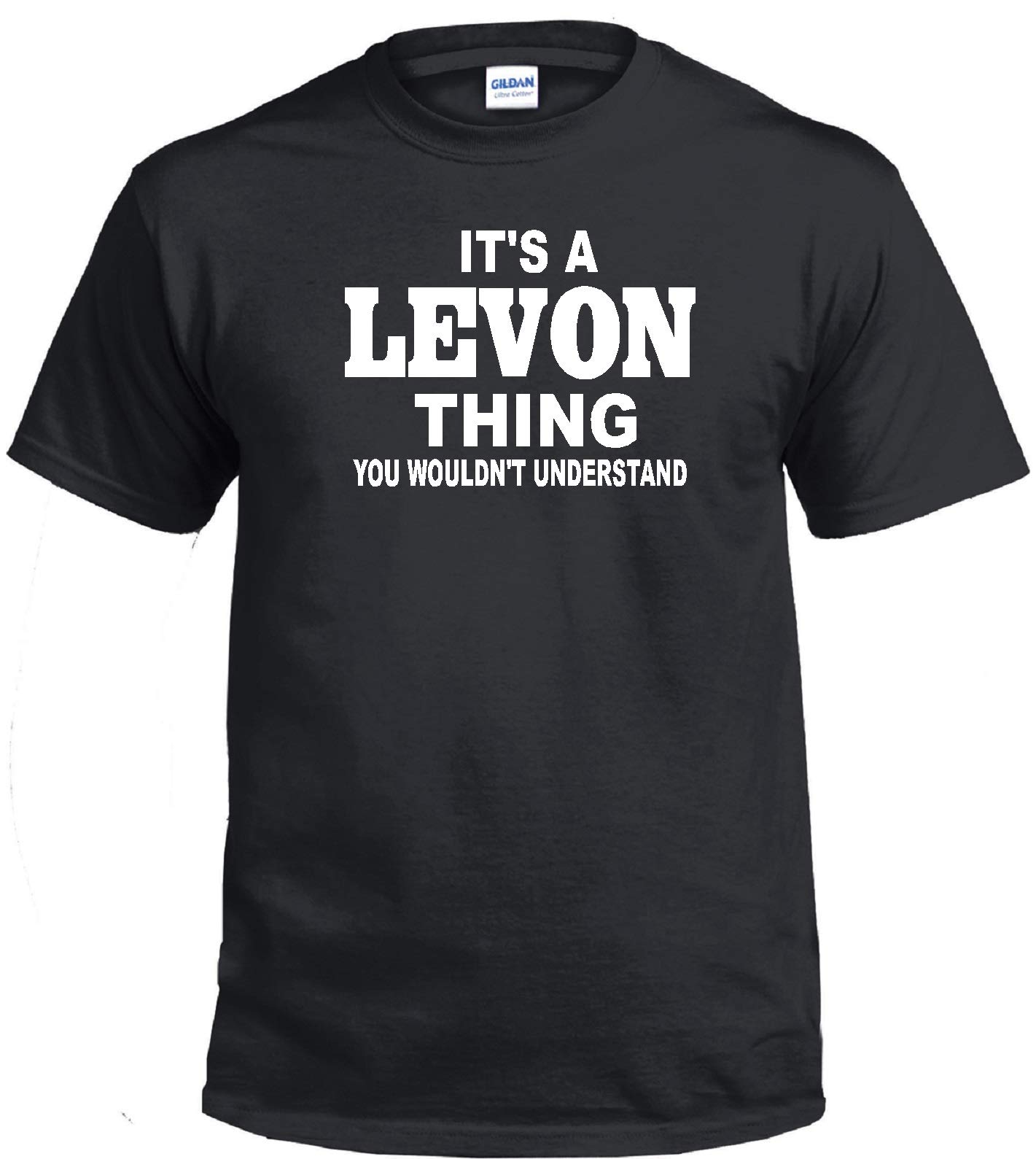STUFF WITH ATTITUDE Levon Black Graphic T-Shirt for Men - Cool Streetwear Style for Casual Outfits & Urban Fashion