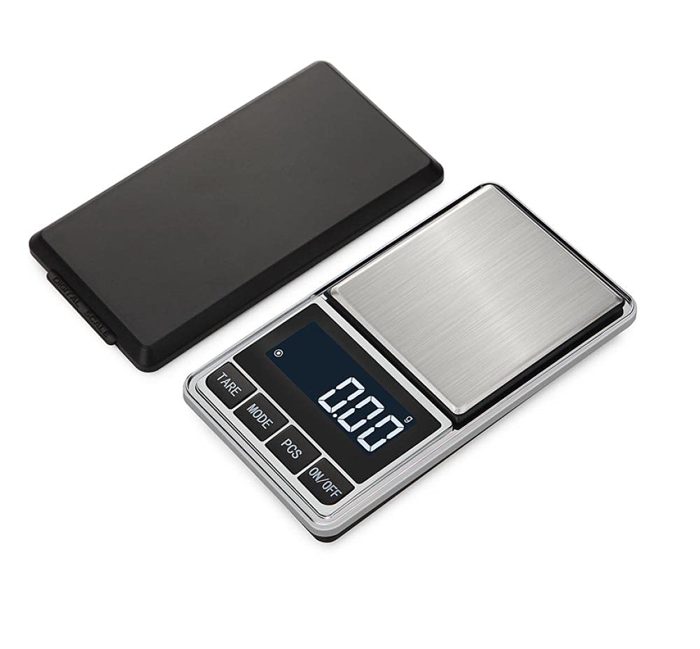 Precision Digital Jewelry Scale 100g x 0.01g - Portable Mini Gram Scale for Gold, Silver, Gemstones & Kitchen Use - Perfect for Jewelers, Cooks & DIY Crafts