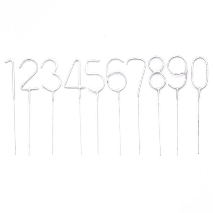 Numeral Sparklers - Glow in the Dark Birthday Candles for Cakes, Parties & Celebrations | Perfect for Weddings, Anniversaries & Special Events