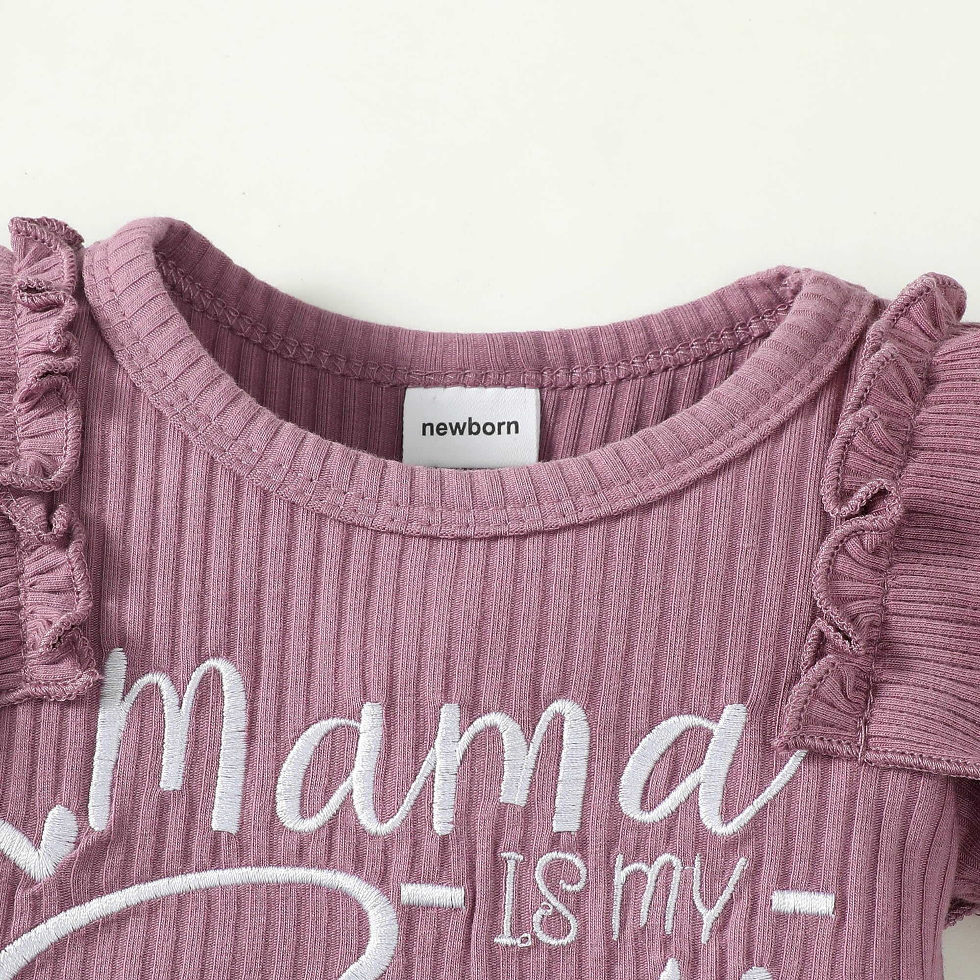 Adorable Infant Baby Girl Clothes Set - Soft Long Sleeve Romper & Pants Outfit for Newborns | Cozy Fall/Winter Baby Girl Fashion | Perfect for Photoshoots, Playdates & Special Occasions