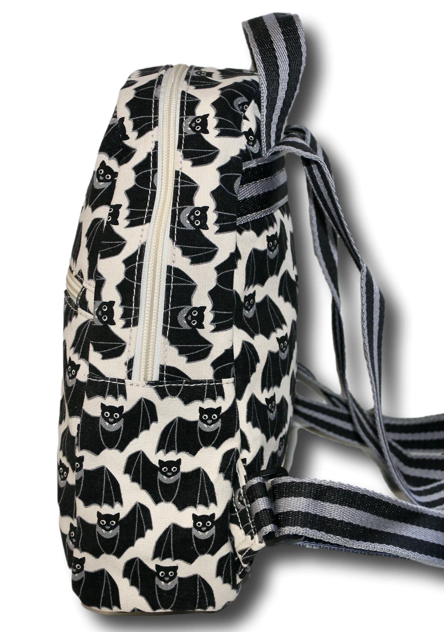 Bungalow 360 Mini Backpack for Adults - Small BAT Design Lightweight Compact Daypack for Hiking, Travel & Everyday Use