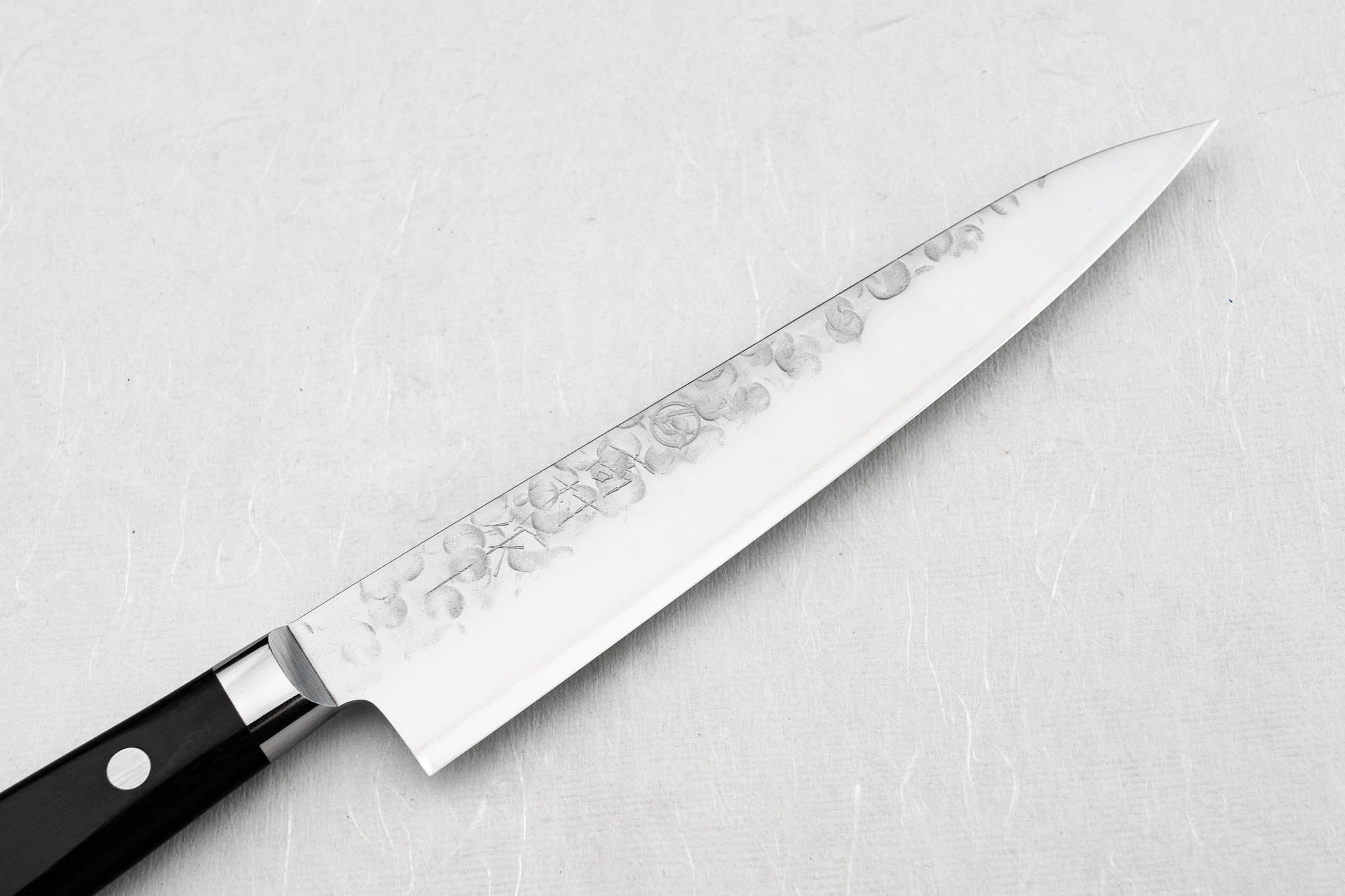 Takamura Kurogouhan Tsuchime Petty Knife 150mm - Premium Japanese Stainless Steel Kitchen Knife for Slicing, Peeling & Precision Cutting - Perfect for Chefs, Home Cooks & Culinary Enthusiasts