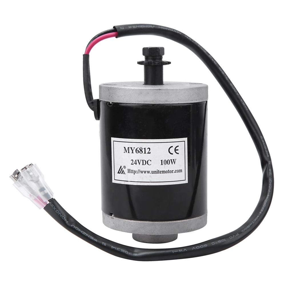 24V 100W High Speed Brushed Electric Motor with Belt Pulley - MY6812 Replacement for Electric Scooters, E-Bikes & DIY Projects | Perfect for Home Repairs, Hobby Models & Power Tools Accessories