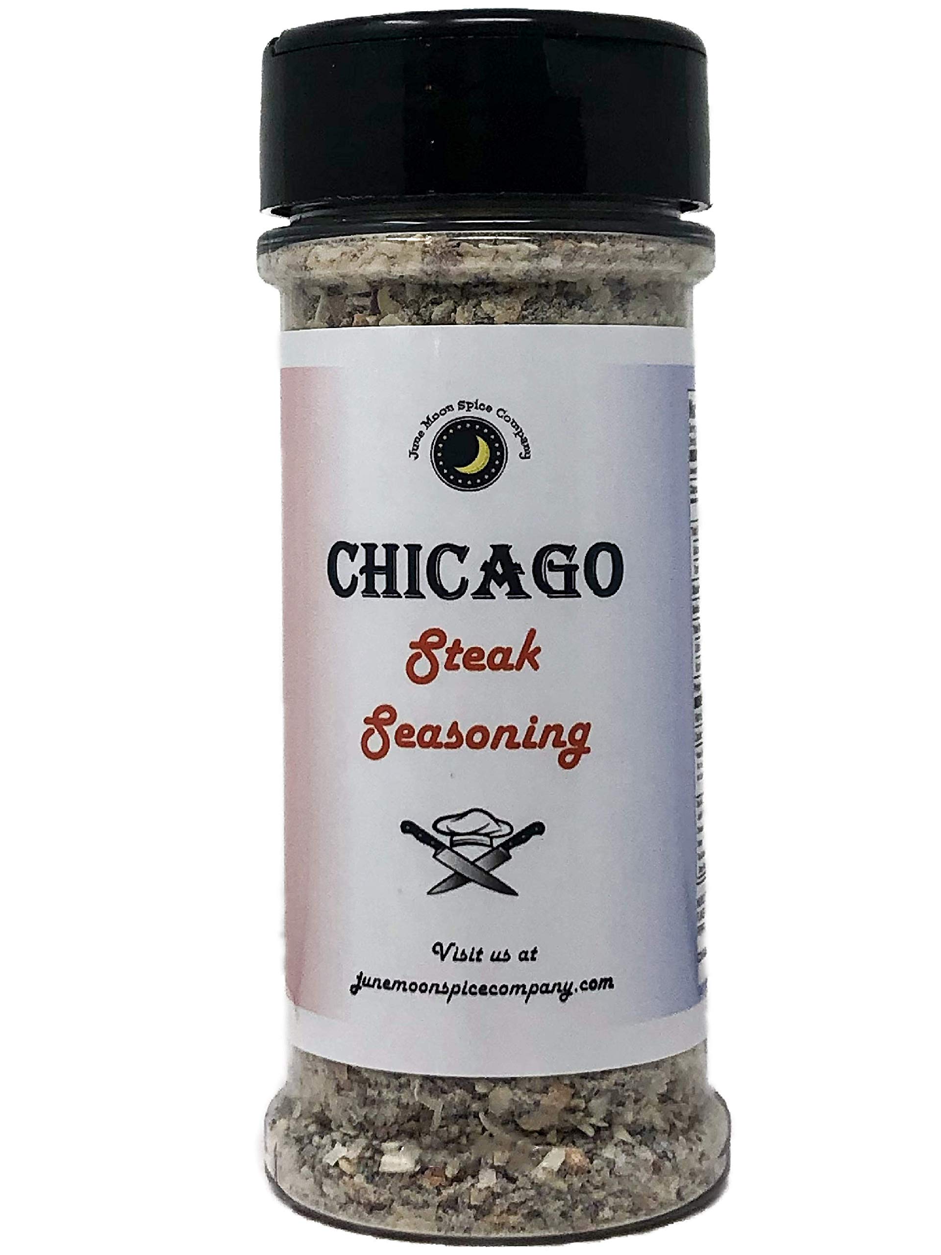 Premium Chicago Steak Dry Rub Seasoning - Large Shaker, Zero Calorie, Fat Free, Sugar Free, Handcrafted in Small Batches | Perfect for Grilling, BBQ, Steaks & Meat Rubs | Enhance Flavor on Ribeye, Sirloin & Favorite Cuts