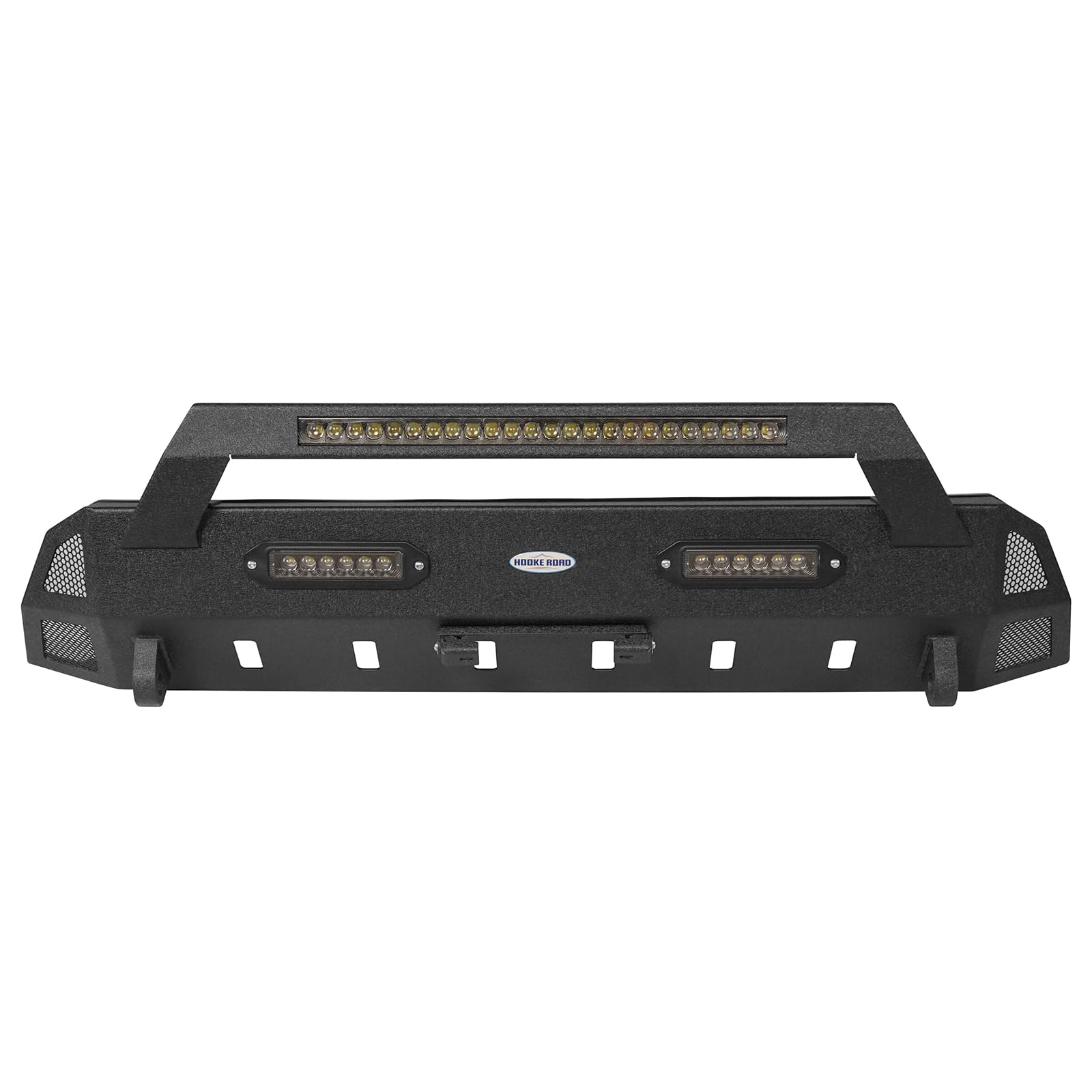 Tacoma HR II Stubby Steel Front Bumper with LED Lights for 2016-2023 Toyota Tacoma 3rd Gen Pickup Truck - Off-Road Protection & Style Upgrade