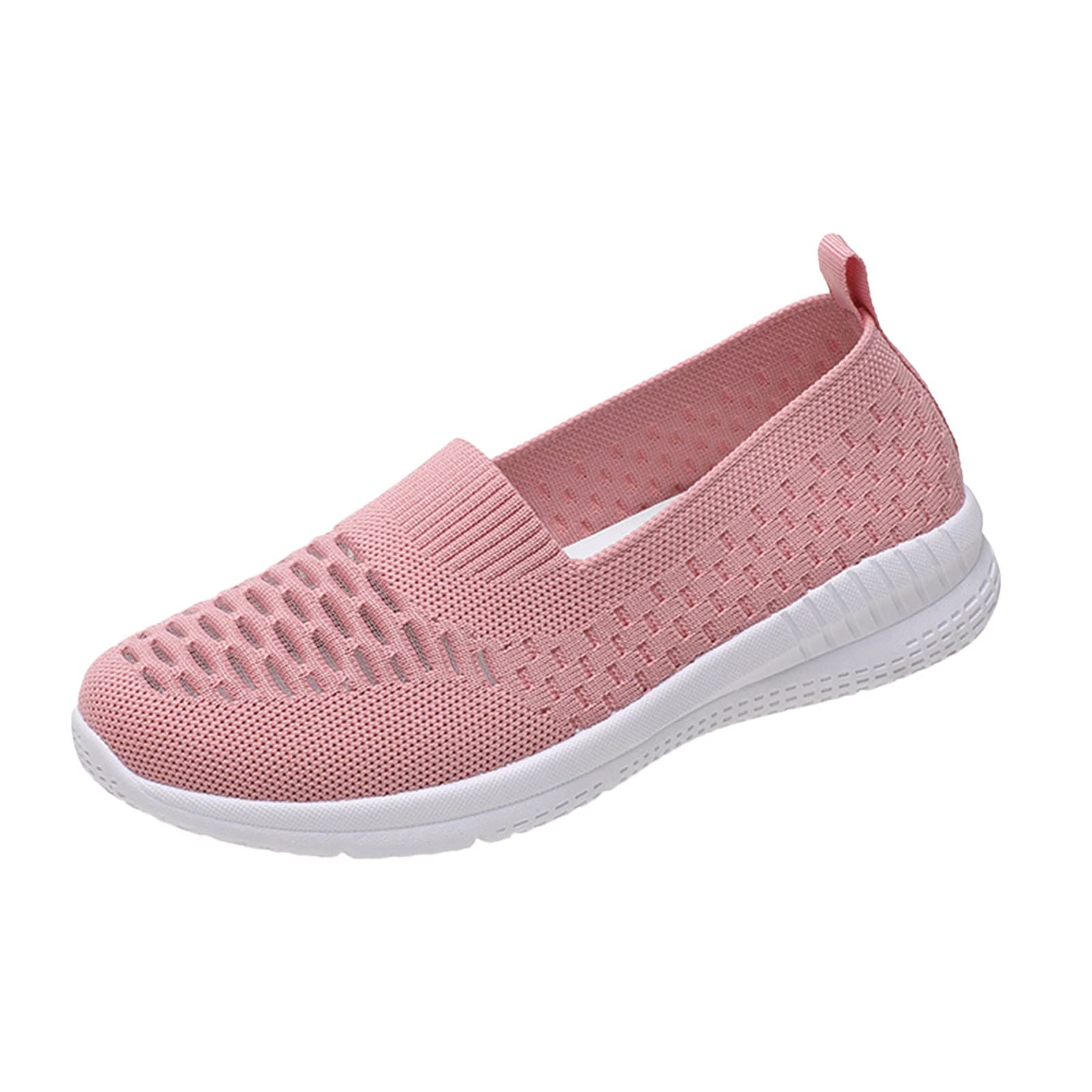 Women's Wide Width Walking Shoes - Non-Slip Canvas Flat Sneakers for Summer | Comfortable Sport Running Shoes & Loafers | Perfect for Casual Wear, Gym Workouts and Travel