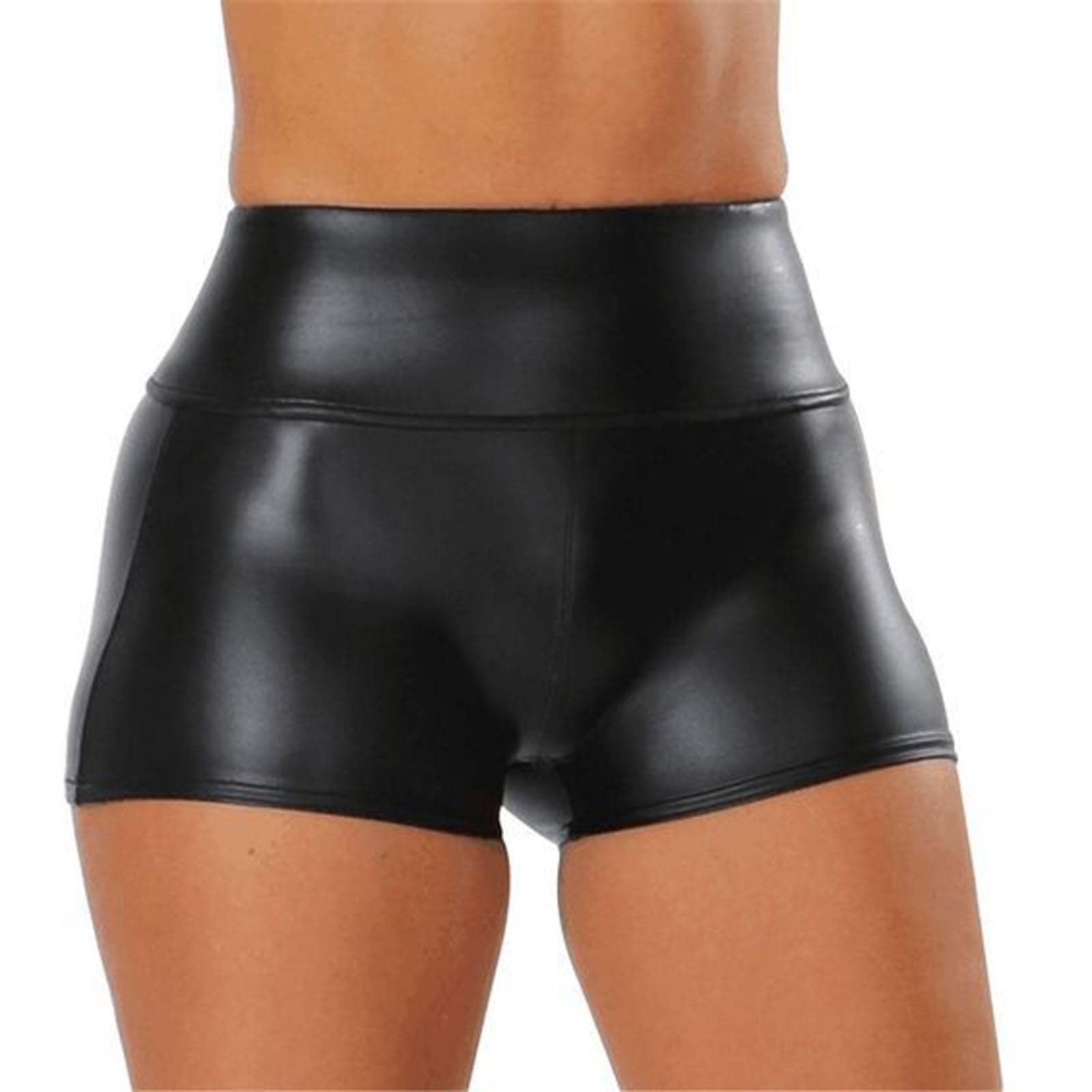 Women's Stretch Yoga Shorts - Slim Fit Dance Leggings, Solid Color Casual Pants for Yoga & Workout | Perfect for Gym, Running, Lounge & Everyday Wear