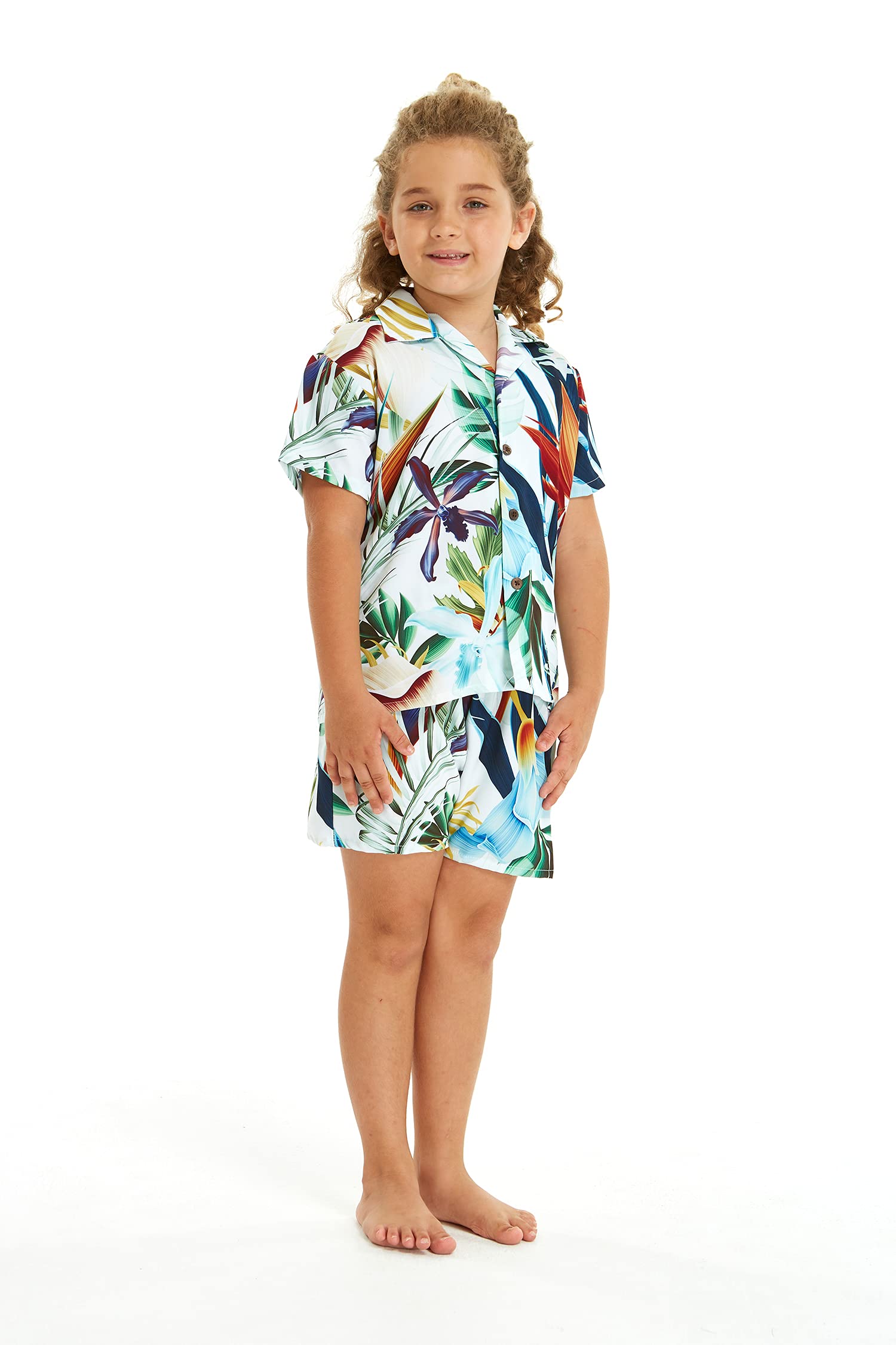 Hawaiian Luau Outfits for Family - Matching Tropical Shirts for Men, Women, Boys & Girls | Perfect for Beach Vacations, Summer Parties & Hawaiian Themed Events