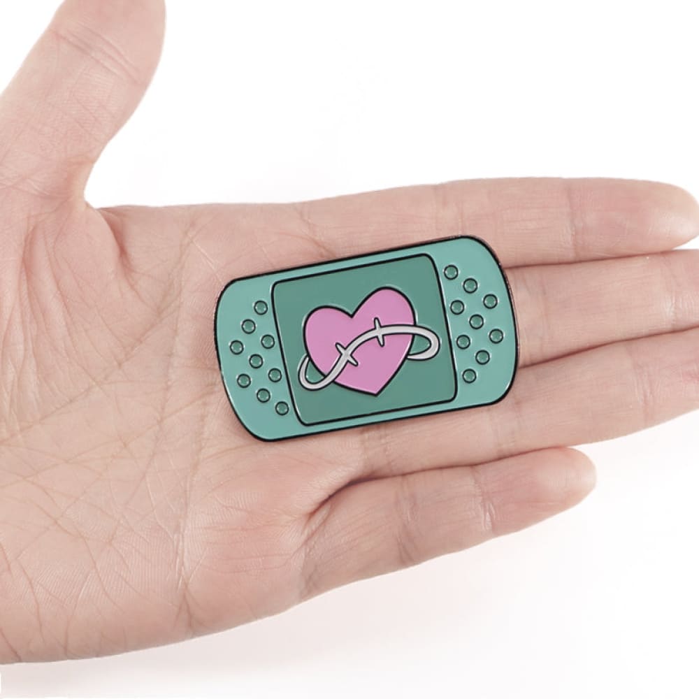 Plushie Dreadfuls Chronic Pain Awareness Enamel Pin - Cute Collectible Badge for Backpacks, Jackets & Chronic Illness Support