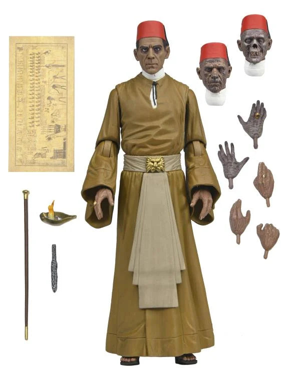 Universal Monsters Ultimate Ardath Bey 7-Inch Action Figure - Collectible Toy for Horror Fans - Perfect for Display, Cosplay, and Halloween Decor