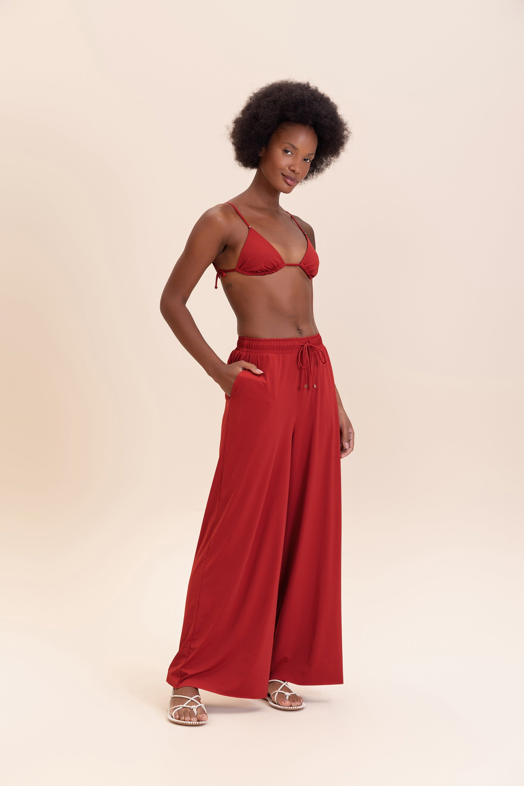 Essential Wide Leg Pants for Women - Comfortable High Waisted Lounge Pants - Perfect for Yoga, Work from Home & Casual Outfits