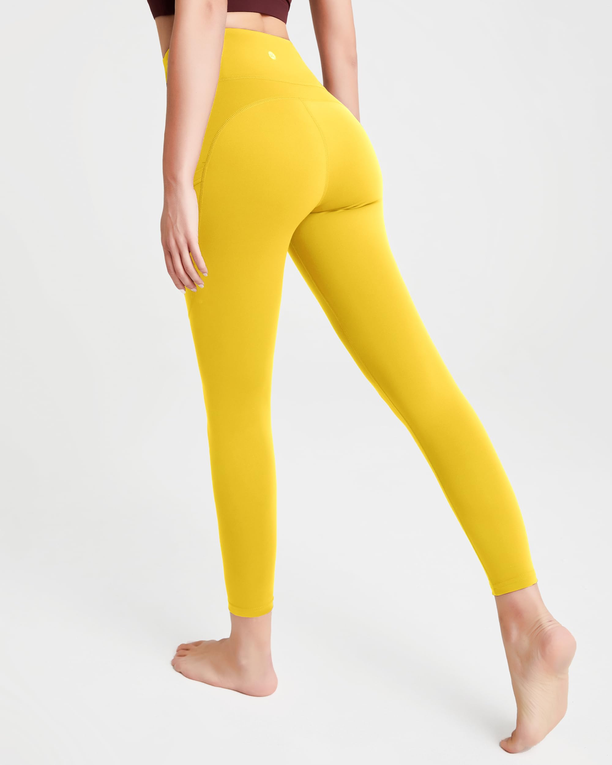 QUEENIEKE Women's High Waisted Yoga Pants - Buttery Soft Workout Leggings for Gym, Running & Lounge - Tummy Control Crossover Design for Comfort & Style
