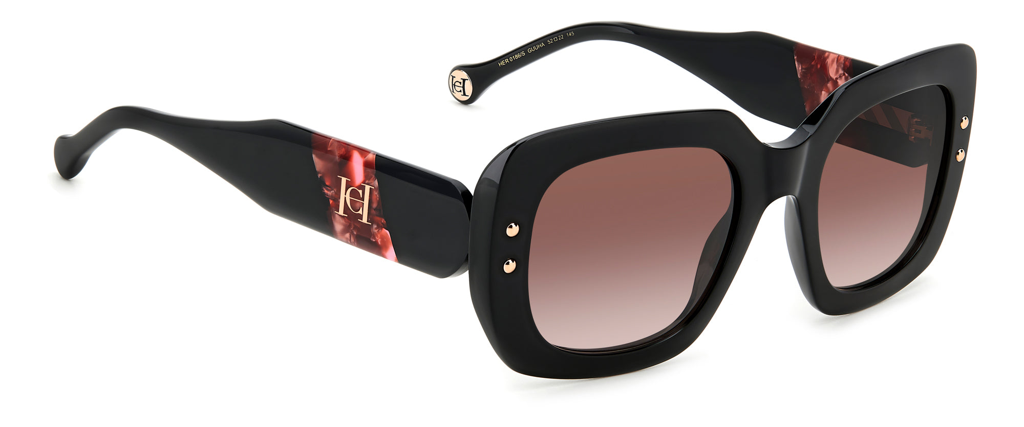 Carolina Herrera HER 0186/S Women's Sunglasses - UV Protection Fashion Shades for Driving, Beach & Outdoor Activities