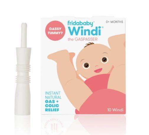 Fridababy Windi The GasPasser - Baby Gas Relief Tool for Newborns & Infants - Safe & Effective Colic Solution for Home & Travel Use