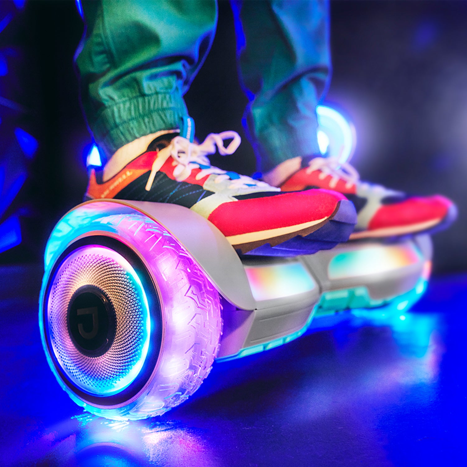 Stereofly Hoverboard - Self Balancing Scooter with LED Lights, 6.5