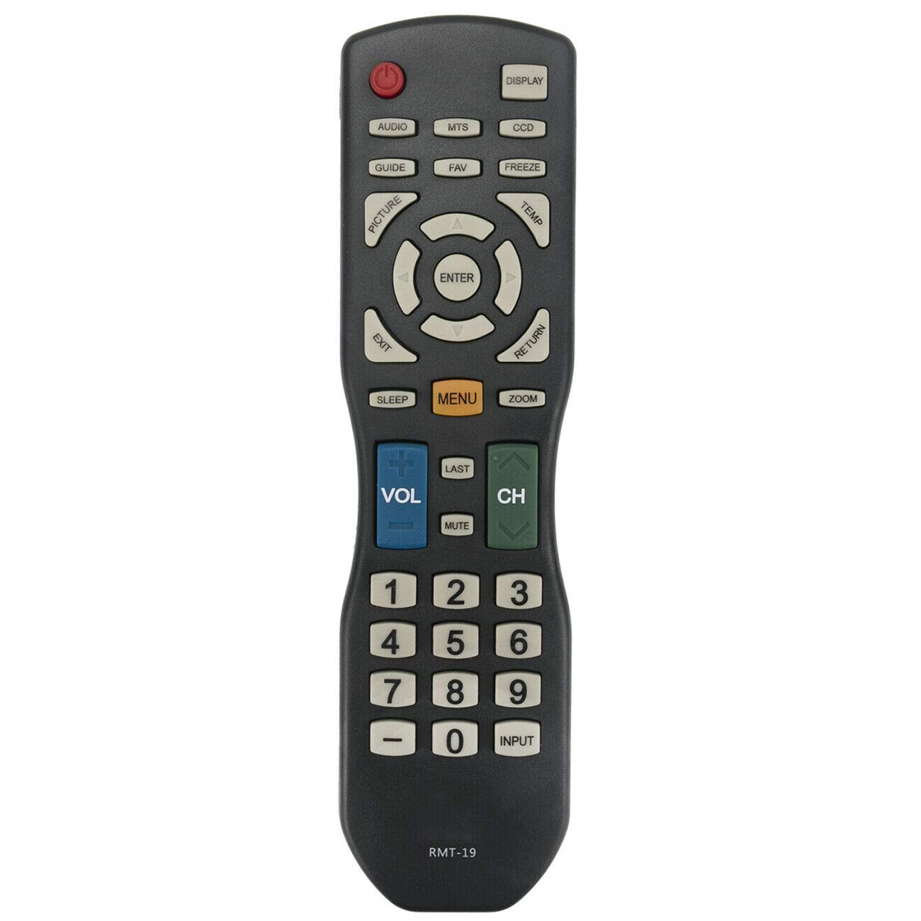 Westinghouse RMT-19 Replacement Remote Control for LED TV Models LD3288M, LD100RM, VR-4625 - Perfect for Home Entertainment & Easy TV Setup