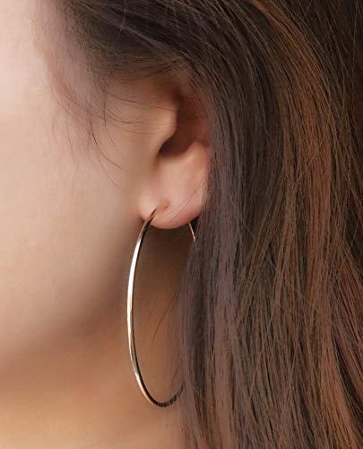 925 Sterling Silver Hoop Earrings for Women - Hypoallergenic Classic Circle Earrings | Perfect for Everyday Wear, Parties & Gifts