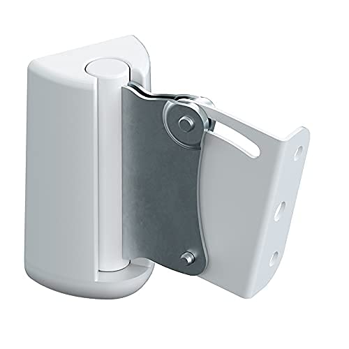 AK55W-A White Speaker Wall Mount Pair - Compatible with Sonos, Bose, JBL & More - Secure Installation for Home Theater, Studio & Outdoor Use