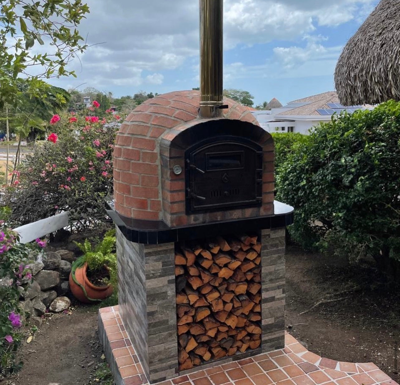 Premium Rustic Lisboa Wood Fired Pizza Oven – Best Seller for Outdoor Cooking, Backyard Parties & Authentic Italian Pizza Making