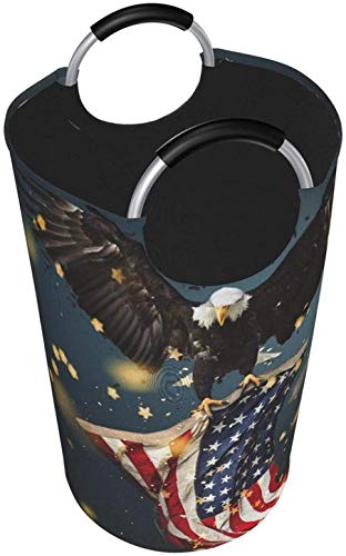 82L X-Large Collapsible Laundry Hamper with Aluminum Handles - Tall Round Clothes Storage Basket for Kids, Dorm Room & Home Organization | Perfect for Laundry Day, Toy Storage & Bedroom Organization