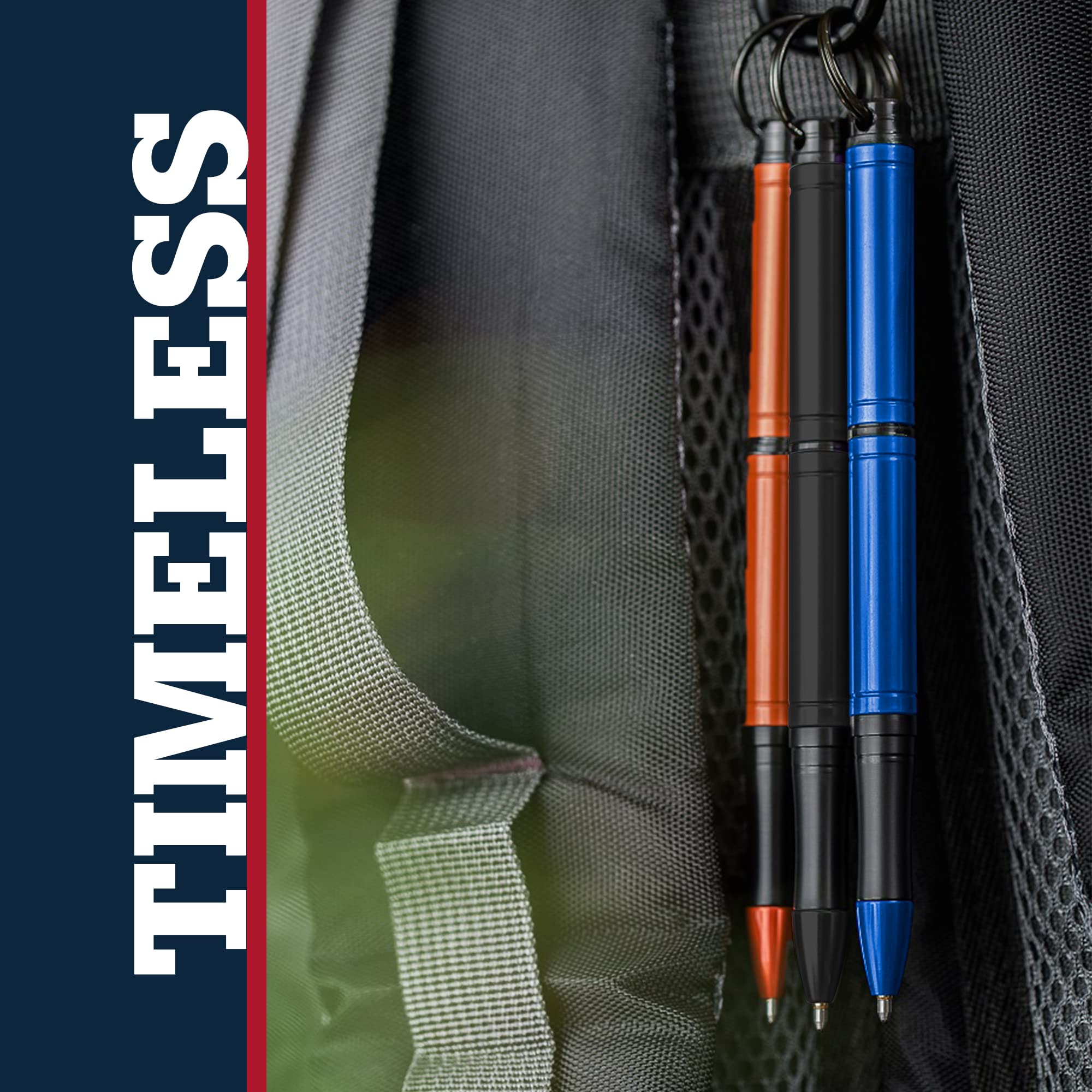Fisher Space Pen Backpacker - Stainless Steel Refillable Ballpoint Pen for Outdoor Adventures, Writing in Extreme Conditions, Gifts for Travelers & Camping Enthusiasts