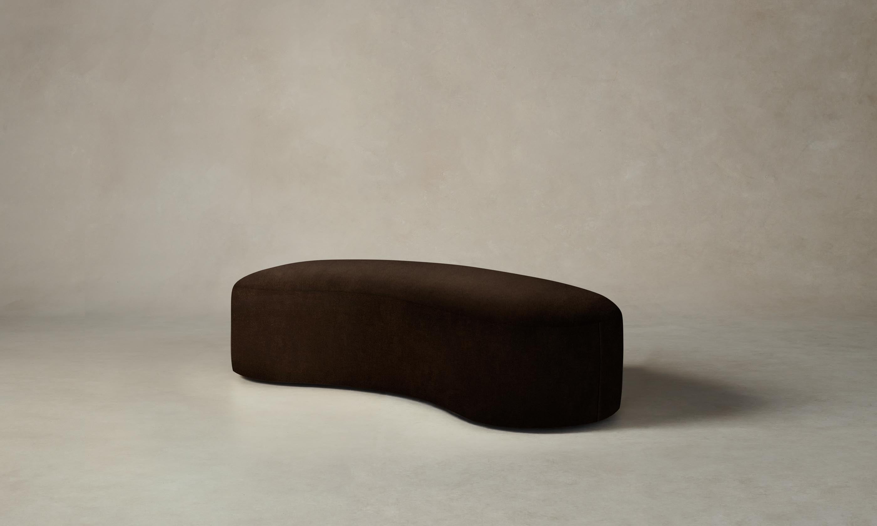 Chelsea Daybed with Mohair Upholstery in Chocolate Brown - Perfect for Living Rooms, Guest Rooms, and Cozy Reading Nooks