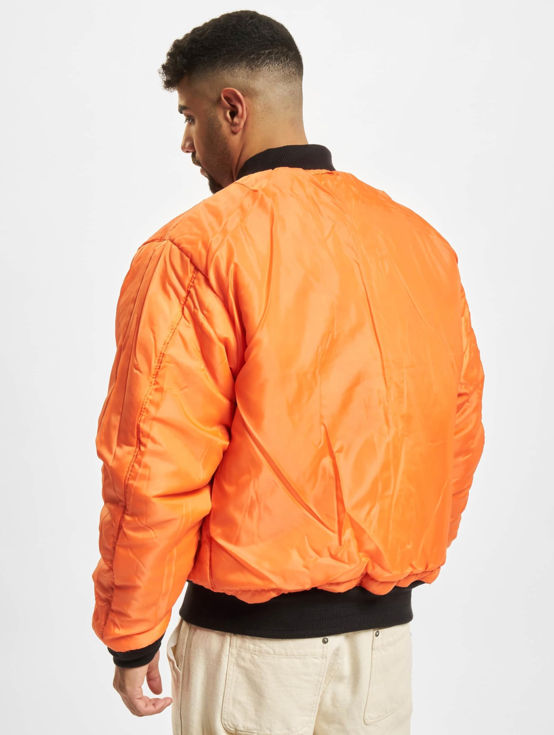 Men's MA1 Bomber Jacket - Olive Green Military Flight Jacket for Casual & Outdoor Wear | Lightweight Water-Resistant Aviator Coat