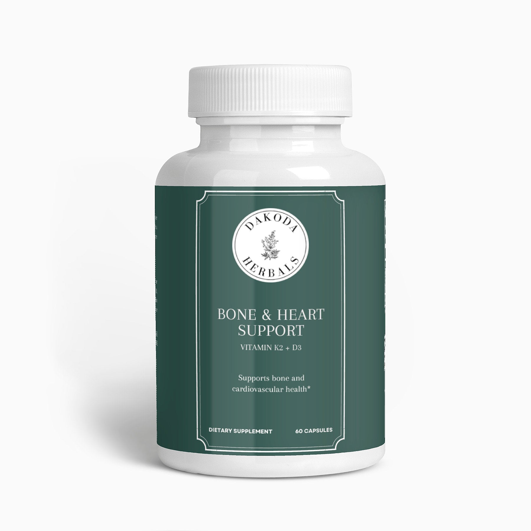 Premium Bone & Heart Health Supplement - Supports Strong Bones & Cardiovascular Wellness - Ideal for Active Lifestyles & Senior Care