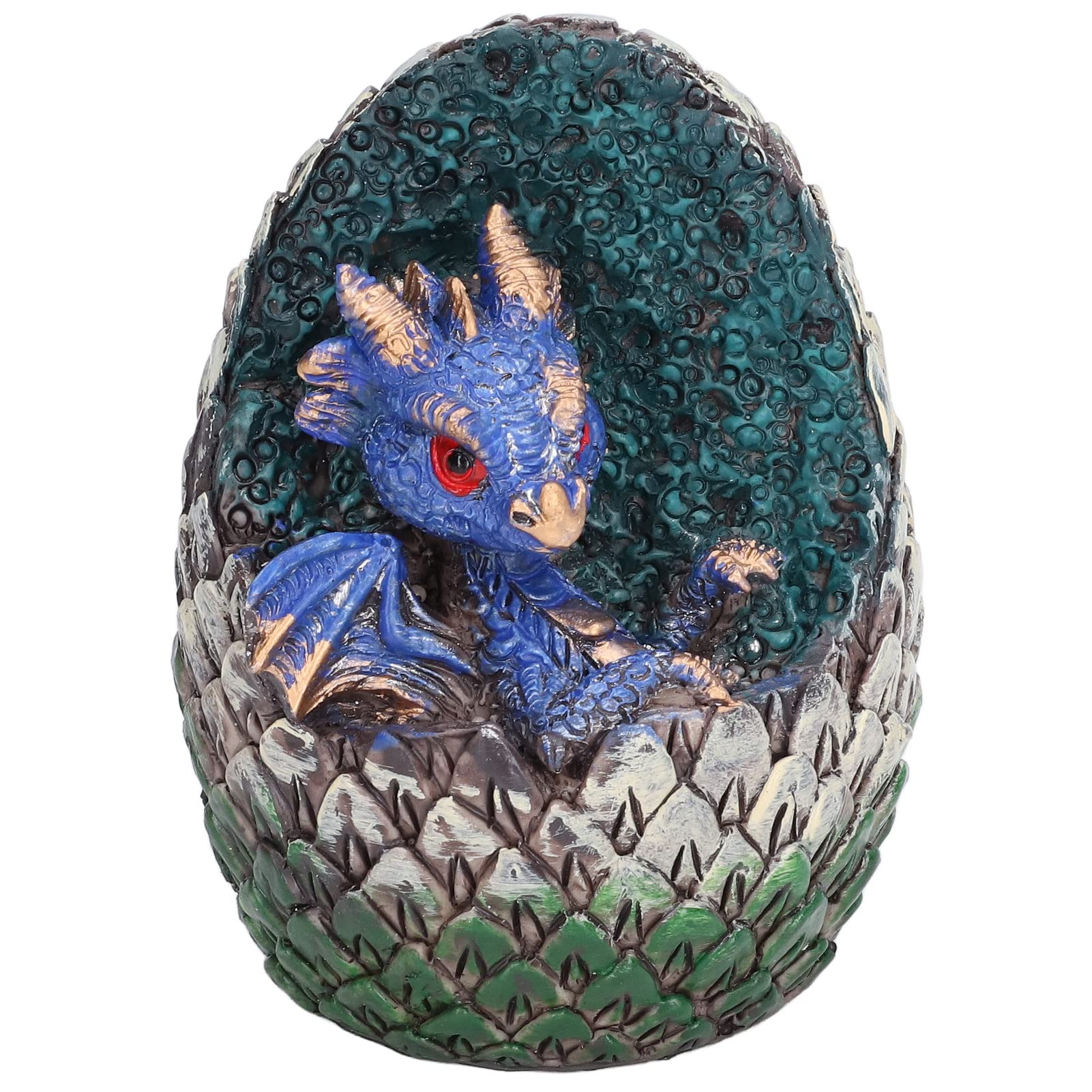Yosoo Dragon Egg Ornament - 7.2oz (203g) Baby Blue Dragon Decor for Office, Bedroom, Nursery | Perfect for Fantasy Themed Rooms, Gift Giving & Collectible Display