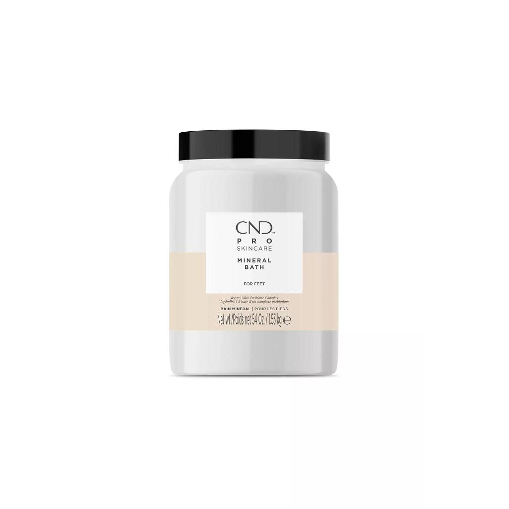 CND Pro Skincare Mineral Bath for Feet - 54 fl oz | Detoxifying & Relaxing Foot Soak for Spa & Home Use