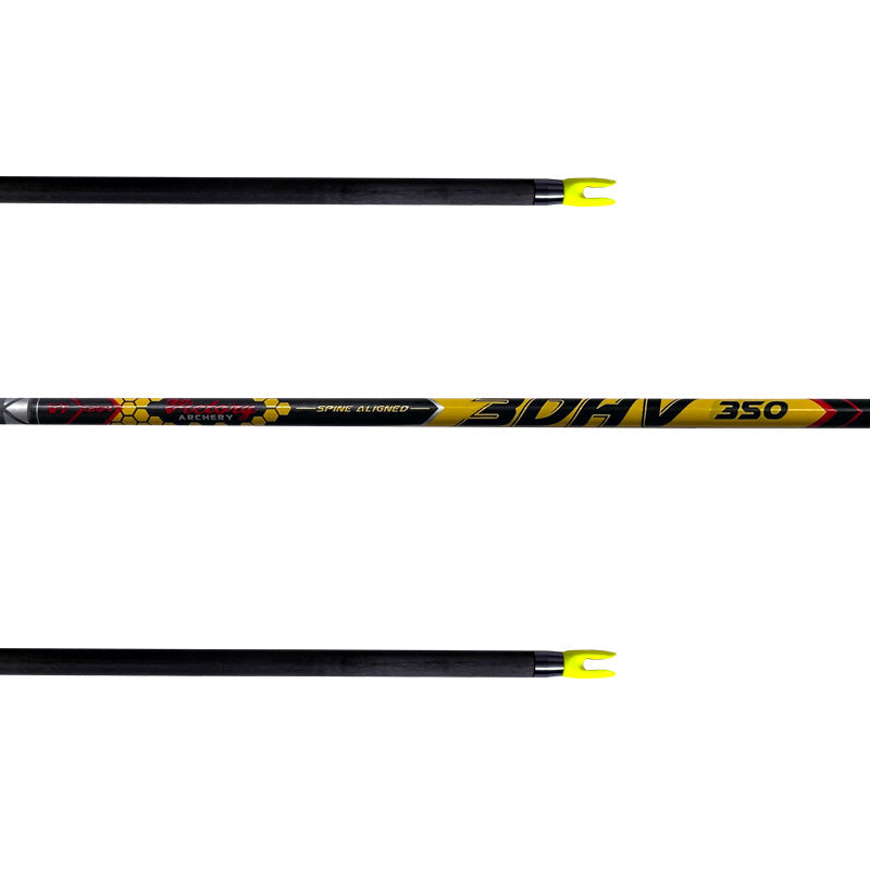 Victory 3DHV Elite V1 Carbon Fiber Arrows - High Performance Hunting & Target Shooting Arrows for Compound & Recurve Bows | Outdoor Sports, Archery Practice & Competition Use