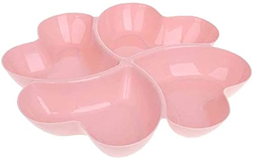 Heart-Shaped Dried Fruit & Nut Storage Container - Creative Divided Snack Platter for Candy, Desserts, Nuts & Dried Fruits | Perfect for Parties, Picnics & Home Organization (Color: C)