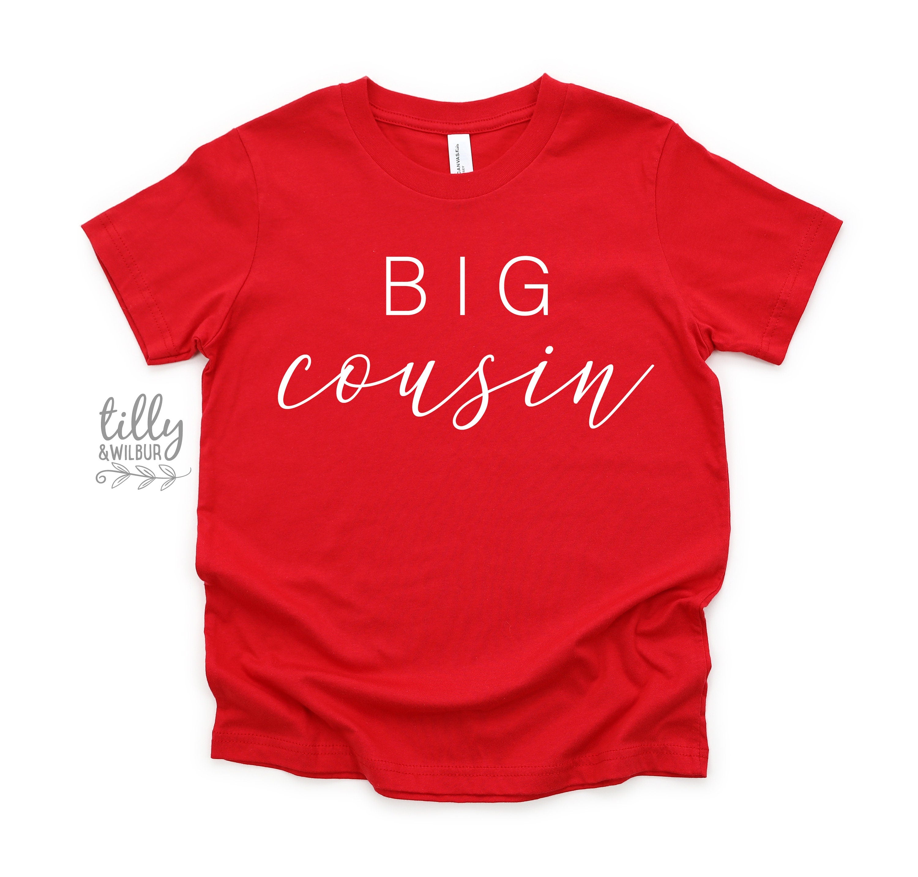 Big Cousin T-Shirt - Comfortable Cotton Graphic Tee for Men & Women - Perfect for Casual Wear, Family Reunions & Gifts