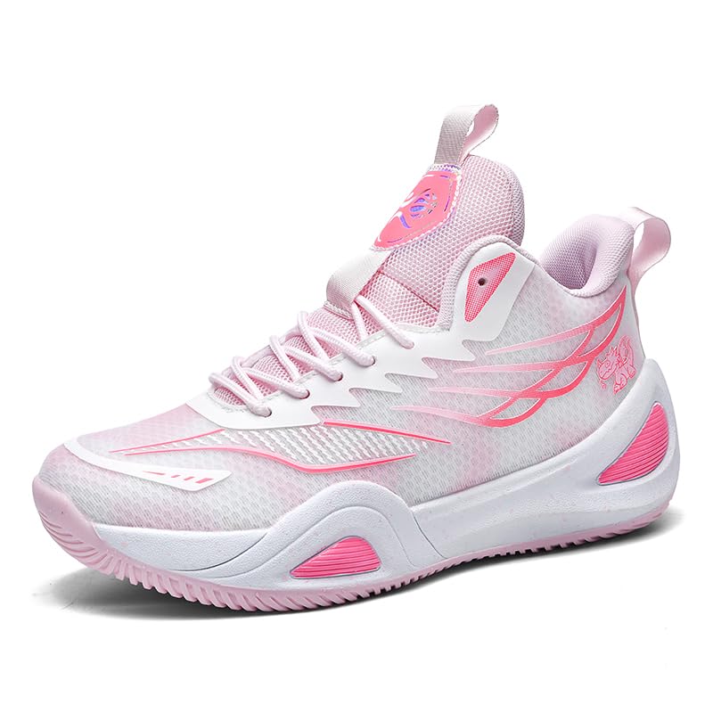 High Top Basketball Shoes for Women & Men - Breathable Non-Slip Unisex Sneakers with Cushioning - Outdoor Sports & Fitness Workout Shoes - Perfect for Gym, Running & Streetwear Fashion