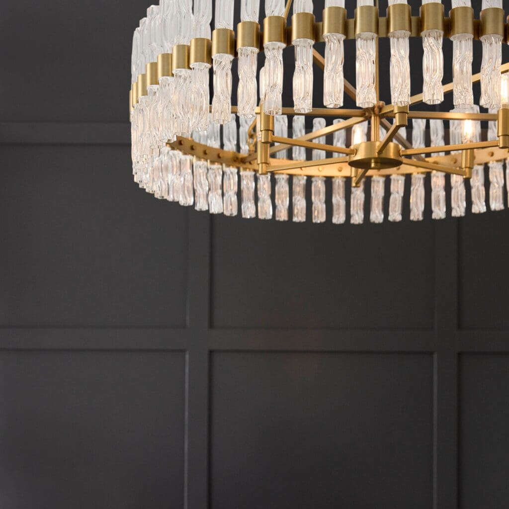 Cyan Design 11627 Noble 6-Light Chandelier in Aged Brass - Elegant Dining Room & Foyer Lighting Fixture for Home Decor