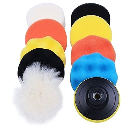 10-Piece Car Polishing Pad Set - Premium Auto Detailing Sponge Wheels for Vehicle Washing, Buffing & Waxing (Perfect for DIY Car Detailing & Professional Auto Shine)