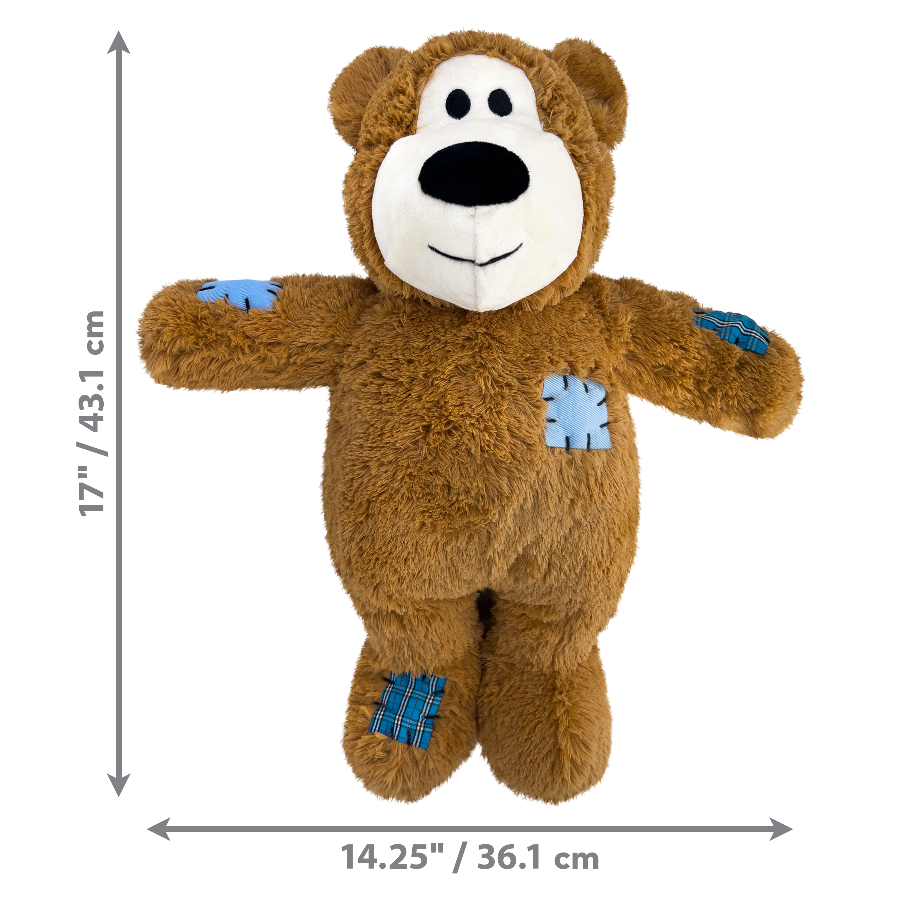 Wild Knots Bear Jumbo - Extra Large Durable Dog Chew Toy for Aggressive Chewers | KONG | Perfect for Playtime, Training & Teeth Cleaning